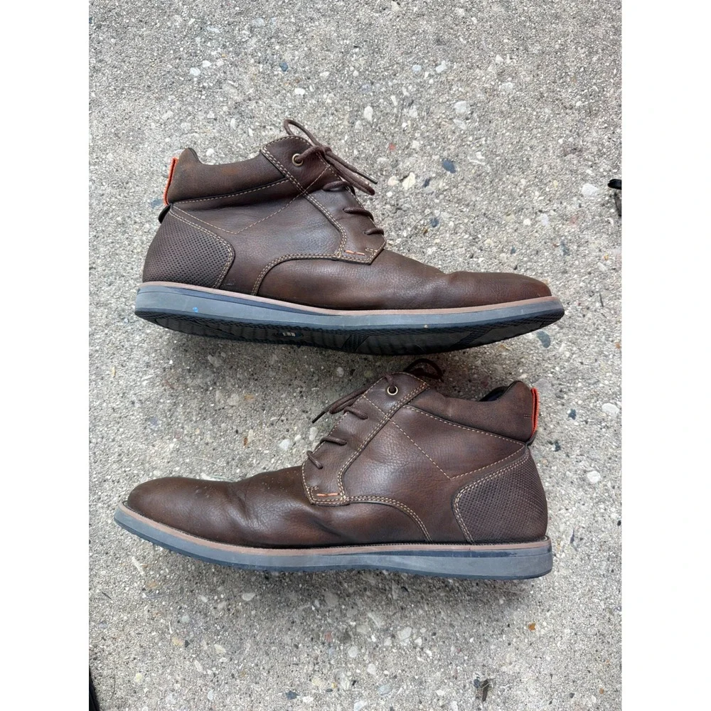 Nunn Bush Mens Brown Chukka Boots 85009-249 Size 12M Lace Up Casual Shoes